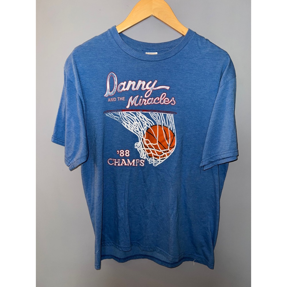 Charlie Hustle Danny and the Miracles 88 Champs Kansas Jayhawks T-Shirt Large